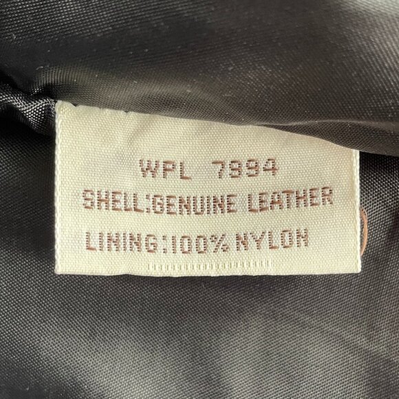 Silton Men's Vintage Black Leather Bomber Jacket, Size 40   EUC 2 - Picture 5 of 13